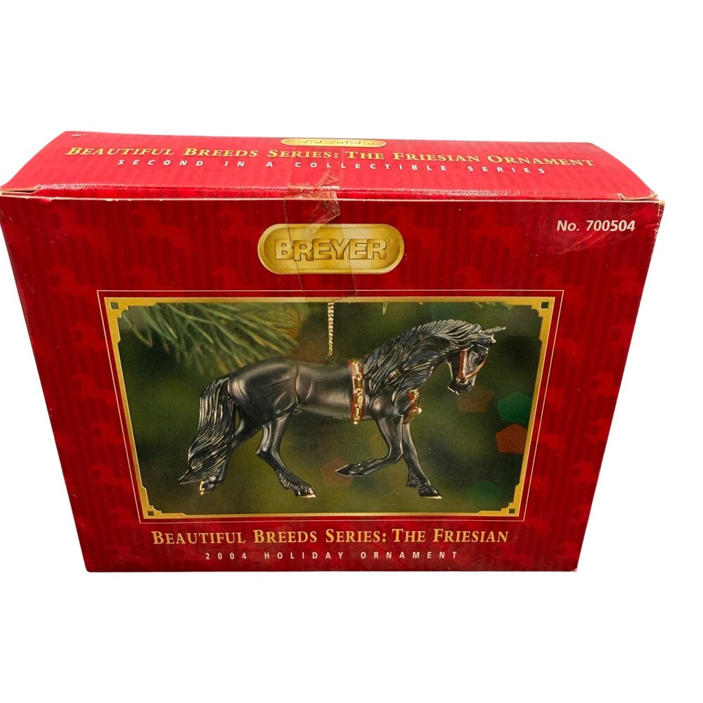 Breyer Beautiful Breeds Series Tree Ornament: The Friesian 2004